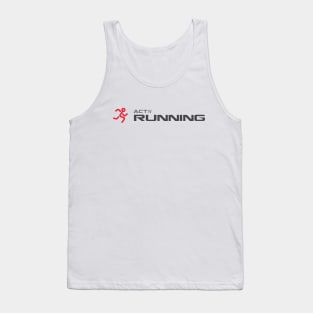 Active Running Activlife Running With Red Stick man running Tank Top